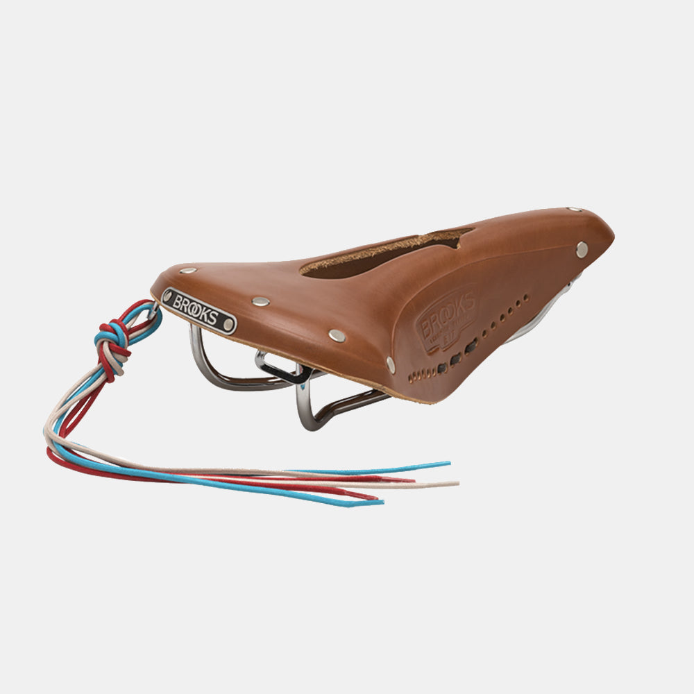Brooks B17 Carved, Leather, Honey