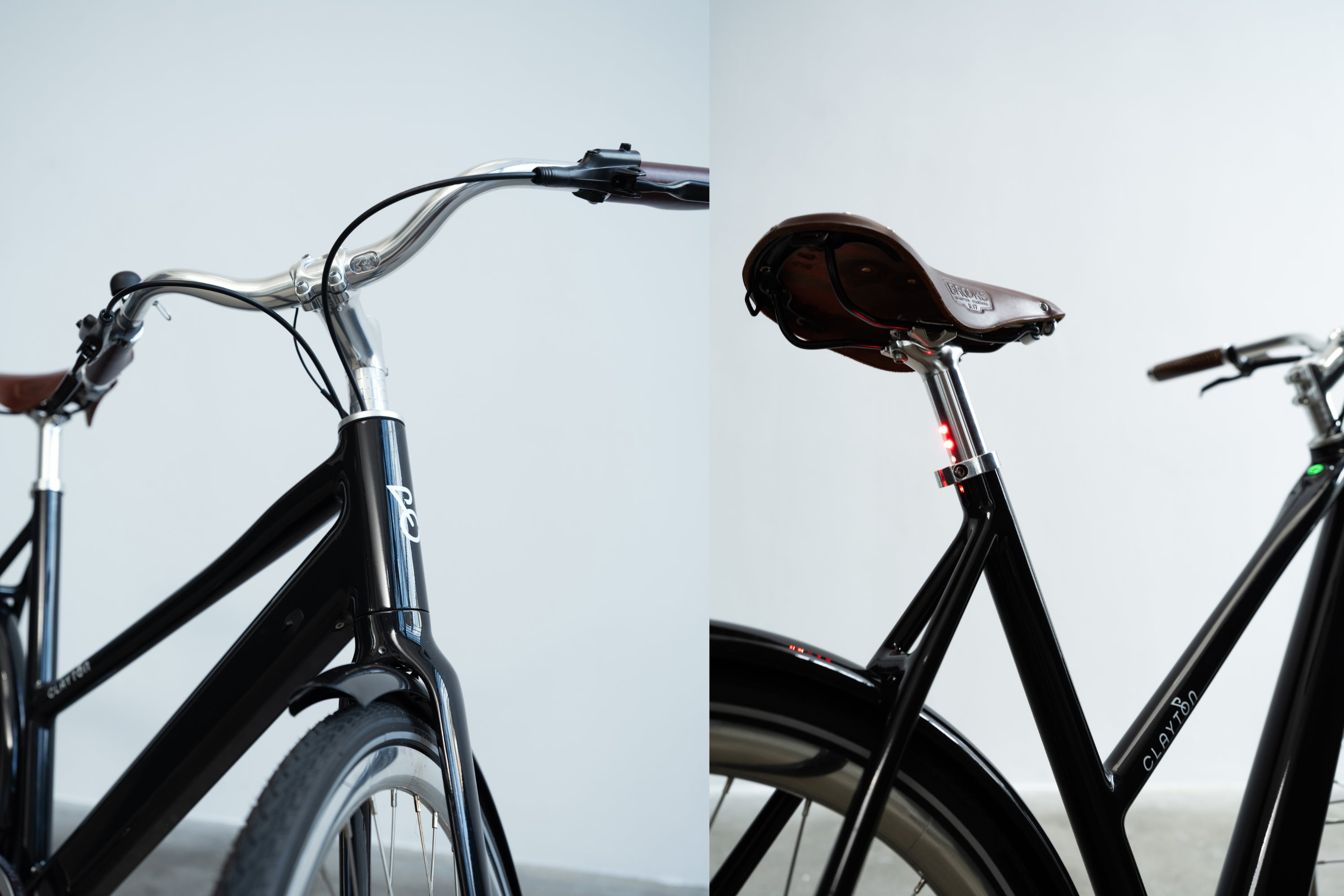 fahrradsattel mit beleuchtung Clayton O2